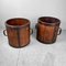 Antique Meiji Handmade Rice Measure Buckets, Japan, Set of 2 6