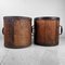 Antique Meiji Handmade Rice Measure Buckets, Japan, Set of 2 15