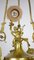 Antique French Art Nouveau Brass Glass Chandelier, 1900s, Image 30