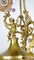 Antique French Art Nouveau Brass Glass Chandelier, 1900s 19