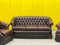 Chesterfield Sofa and Armchairs, 1980s, Set of 3, Image 8