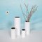 Fat Lava Pottery Vases with White Pattern from Scheurich, West Germany, 1970s, Set of 4, Image 5