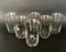 Vintage German Crystal Water Glasses from Gallo, 1970s, Set of 6 2