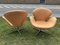 Dänischer Mid-Century Modell 3320 Swan Chair aus Leder von Arne Jacobsen für Fritz Hansen, 1970er 3