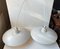 Vintage White PH4 / 3 Pendant Lamps by Poul Henningsen for Louis Poulsen, Set of 2 7