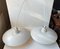 Vintage White PH4 / 3 Pendant Lamps by Poul Henningsen for Louis Poulsen, Set of 2, Image 7