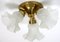 Brass & Glass Ceiling Lamp from Schröder and Co., 1960s 4