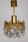 Brass & Lead Crystal Chandelier from Palwa, 1960s, Image 2