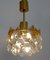 Brass & Lead Crystal Chandelier from Palwa, 1960s 8