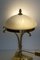 Lampada da tavolo in ottone e vetro di Schröder and Co., anni '60, Immagine 14