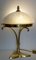 Lámpara de mesa de latón y vidrio de Schröder and Co., años 60, Imagen 12