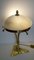 Lampada da tavolo in ottone e vetro di Schröder and Co., anni '60, Immagine 13