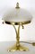Brass & Glass Table Lamp from Schröder and Co., 1960s, Image 1