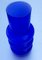 Blaue schwedische Ryd Glasbruek Vase, 1970er 2