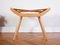 Tabouret Mid-Century en Raphia de Uluv, 1960s 1