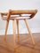 Tabouret Mid-Century en Raphia de Uluv, 1960s 7