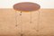 Steel Tube Tisch mit Gestell aus verchromtem Stahlrohr, Platte aus dunkel gebeiztem Schichtholz & Buchenholzkante 1