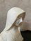 Estatua italiana de la Virgen de mármol, década de 1900, Imagen 6