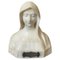 Italian Statue of the Virgin in Marble, 1900s, Image 1
