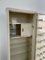 20th Century Metal Storage Unit with Compartment and Glass Shelves from Baisch, 1950s 4
