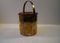 Mid-Century Brass & Teak Cylinda-Line Ice Bucket by Arne Jacobsen for Stelton, 1960s 5