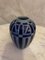 Vintage French Art Deco Vase in Blue and Gray Sandstone, 1930s 5