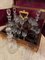 Napoleon III Liquor Set in Walnut and Brass, 1880s, Image 16