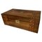 19th Century French Writing Box in Walnut and Brass, Image 1