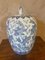 Chinese White and Blue Ceramic Vase, 1920s 3