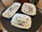 French Earthenware Serving Plates from Sarreguemines, Set of 3 9
