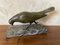 Pigeon Art Déco en Bronze sur Socle en Marbre par G. Arisse, France, 1930s 8