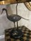 Lámpara de mesa Heron de latón dorado de Maison Charles, años 60, Imagen 14