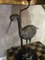 Lámpara de mesa Heron de latón dorado de Maison Charles, años 60, Imagen 13