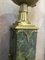 Italian Empire Style Columns in Green Marble and Gilded Bronze, Set of 2 6