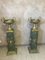 Italian Empire Style Columns in Green Marble and Gilded Bronze, Set of 2, Image 2