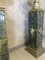 Italian Empire Style Columns in Green Marble and Gilded Bronze, Set of 2 20