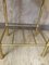 French Brass and Mirror Side Table, 1970s, Image 5