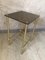 French Brass and Mirror Side Table, 1970s, Image 12