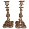 English Candlesticks in Silver Metal, 1930s, Set of 2 1