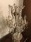 Lámpara de mesa francesa del siglo XX de vidrio y latón, años 40, Imagen 7