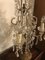 Lámpara de mesa francesa del siglo XX de vidrio y latón, años 40, Imagen 6