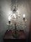 Lámpara de mesa francesa del siglo XX de vidrio y latón, años 40, Imagen 9