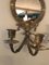 19th Century French Style Bronze Wall Candleholder with Mirror 2