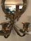 19th Century French Style Bronze Wall Candleholder with Mirror 4