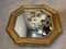 French Octagonal Mirror in Giltwood, 1950s 2