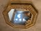 French Octagonal Mirror in Giltwood, 1950s 4
