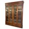 French Showcase in Walnut and Puffed Glass Doors from Befos, 1900s, Image 1