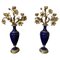 Antique French Candelabras in Bronze and Porcelain, 1800s, Set of 2 1