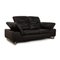 Black Leather 29830 2-Seat Function Sofa by Willi Schillig 3