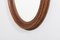 Vintage Italian Oval Wall Mirror, 1980s, Image 4